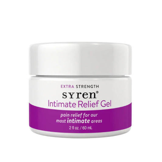 Syren Extra Strength Intimate Relief Gel - 2 fl oz / 60 mL - Gentle Comfort with Lidocaine for Everyday Irritation Relief - Natural & Fragrance-Free Solution for Sensitive Areas - Lightweight, Calming, Silky Smooth Application