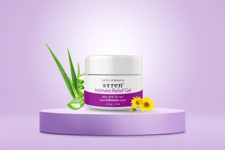 Syren Extra  Intimate Relief Gel - 2.5 fl oz - Gentle Comfort with Lidocaine  - Natural & Fragrance-Free Solution for Sensitive Areas