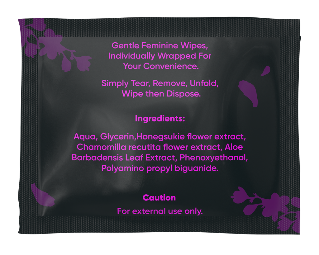 Syren Flushable Feminine Travel Wipes (20 pieces)