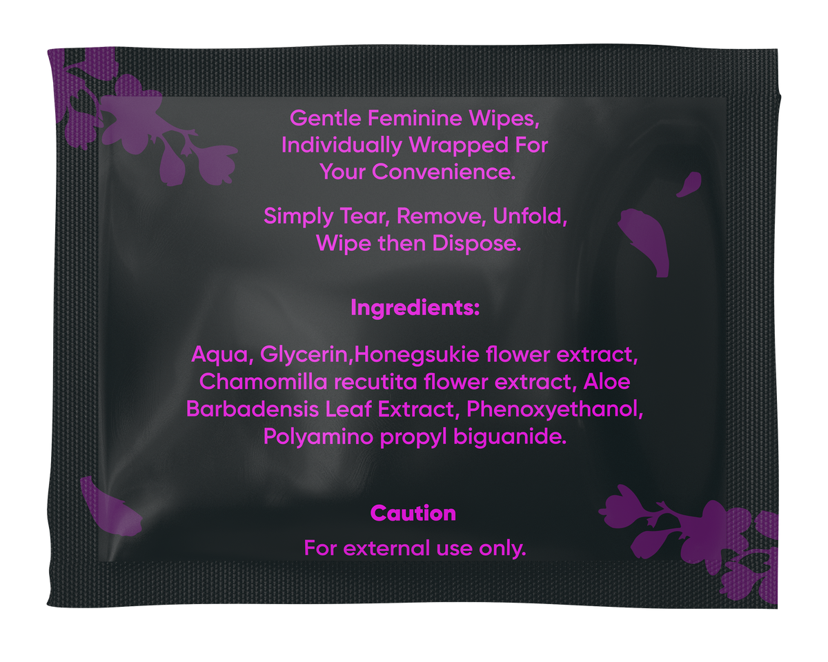 Syren Flushable Feminine Travel Wipes (20 pieces)