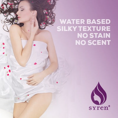 Water Based Silky Texture no stain no scent syren intimate relief gel