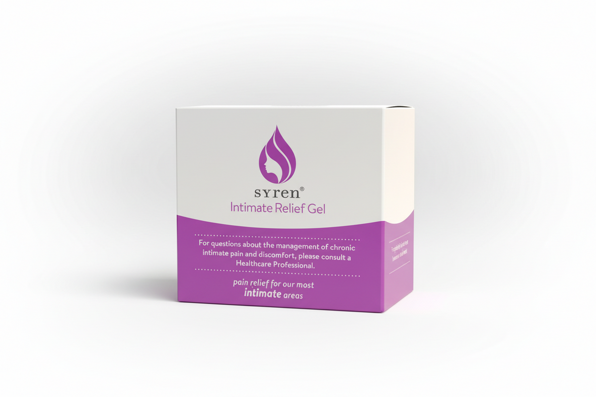 Syren Extra  Intimate Relief Gel - 2.5 fl oz - Gentle Comfort with Lidocaine  - Natural & Fragrance-Free Solution for Sensitive Areas